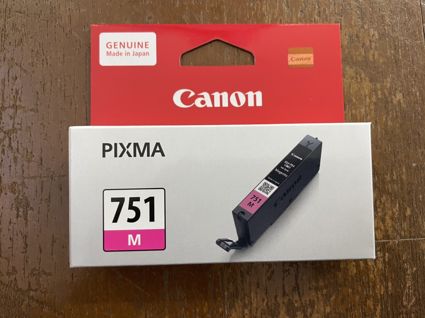 ตลับหมึก CANON เบอร์ 751 สีแดง/มีกล่อง