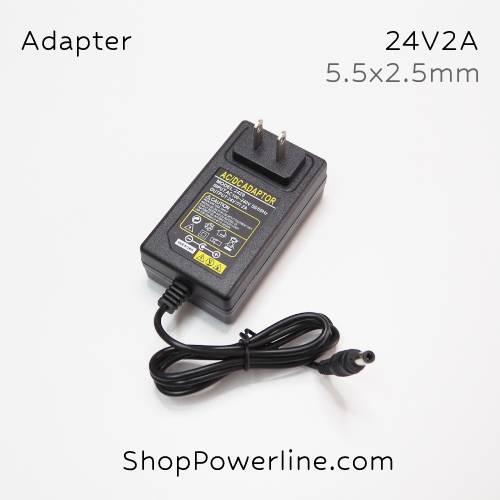 อะแดปเตอร์ Adapter 24V 2A (5.5x2.5,2.1mm)