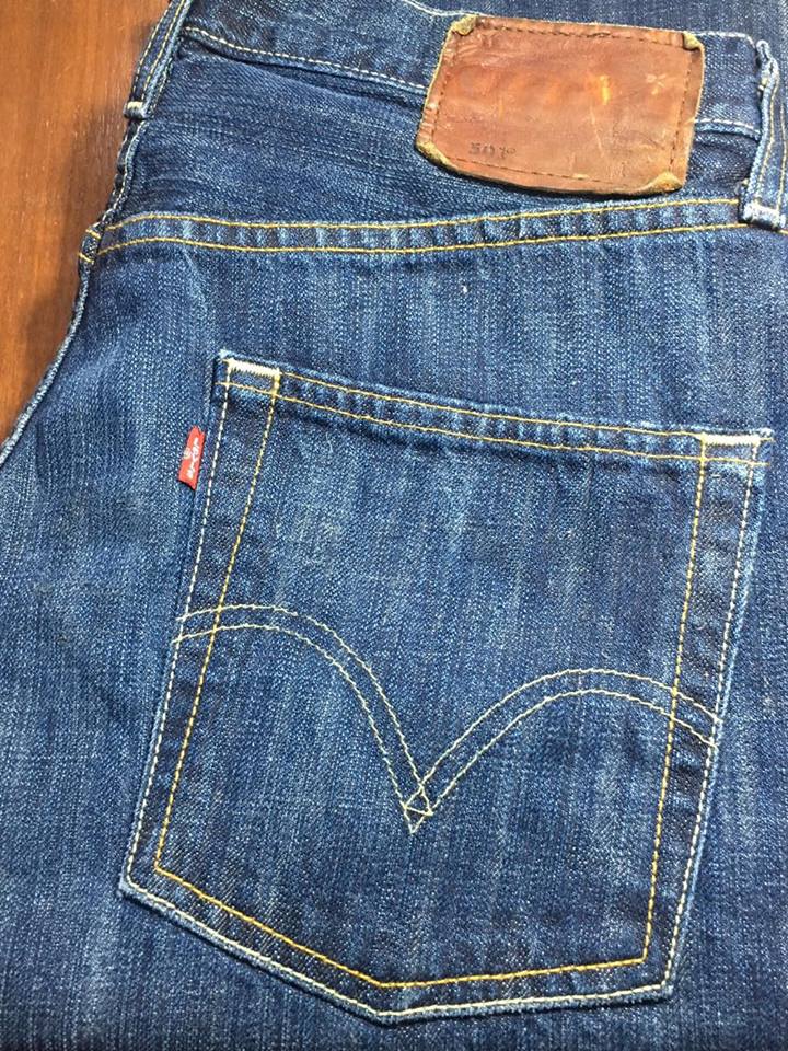 Levi's 501 Capital E ริมแดง Made in USA เอว 31 ยาว 28