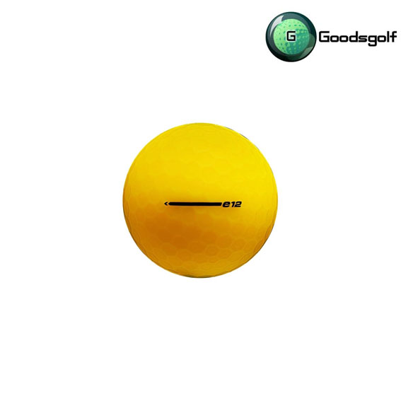 ลูกกอล์ฟ Bridgestone e12 Contact 2023 Yellow (ซื้อ1แถม1)