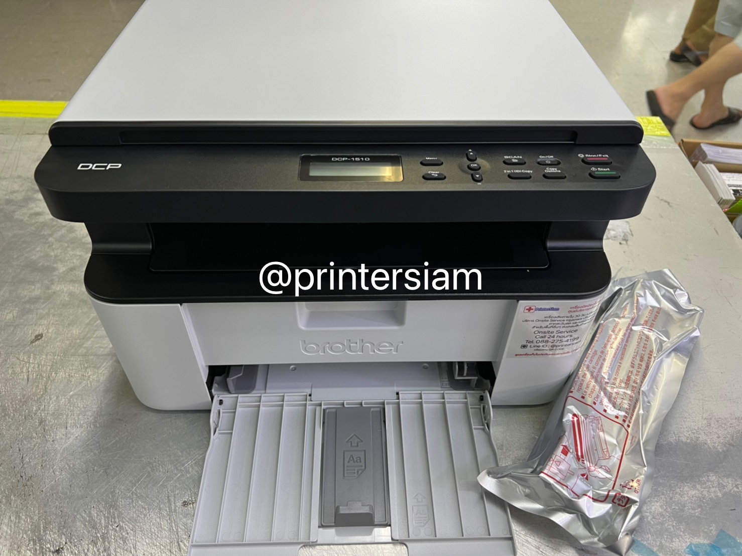 เครื่องปริ้นเตอร์มัลติฟังก์ชั่น เครื่องพิมพ์เลเซอร์ Brother DCP-1510