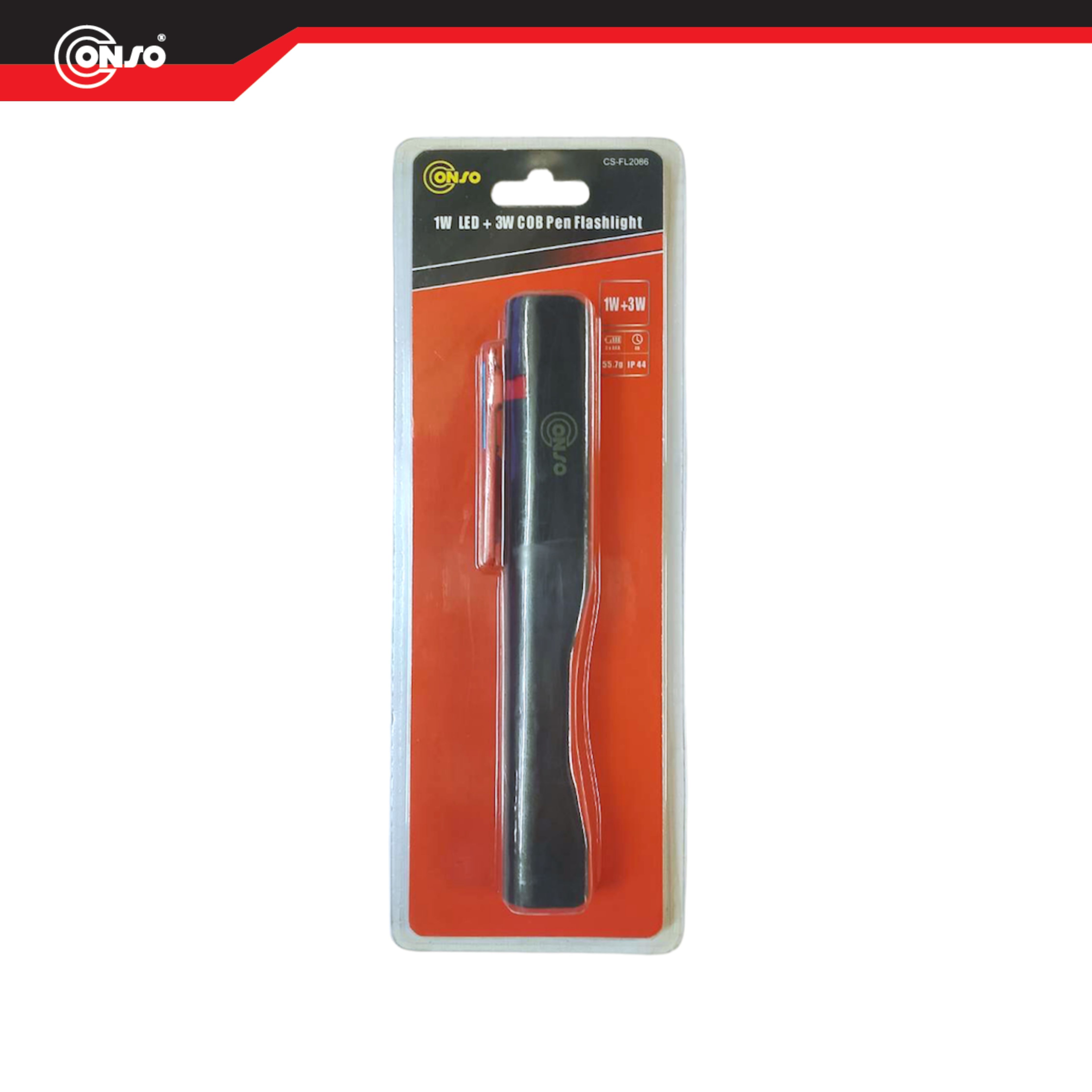 ไฟฉายเสียบกระเป๋า LED ขนาดเล็ก พกพาง่าย CONSO รุ่น CS-FL2086