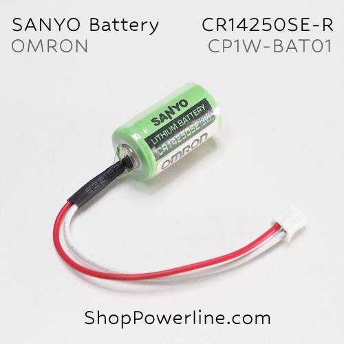 แบตเตอรี่ Battery Omron (CR14250SE-R, CP1W-BAT01) 3V (White Plug)