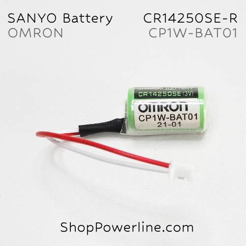 แบตเตอรี่ Battery SANYO (CR14250SE-R, CP1W-BAT01) 3V (White Plug)