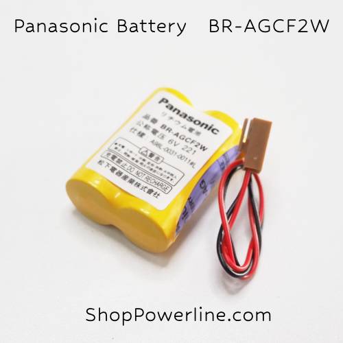 แบตเตอรี่ Battery Panasonic (BR-AGCF2W, A98L-0031-0011#L) 6V (Brown Plug)