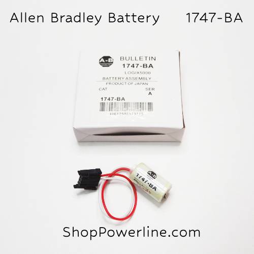แบตเตอรี่ Battery Allen-Bradley (AB 1747-BA, CR14250SE) 3V (Black Plug)