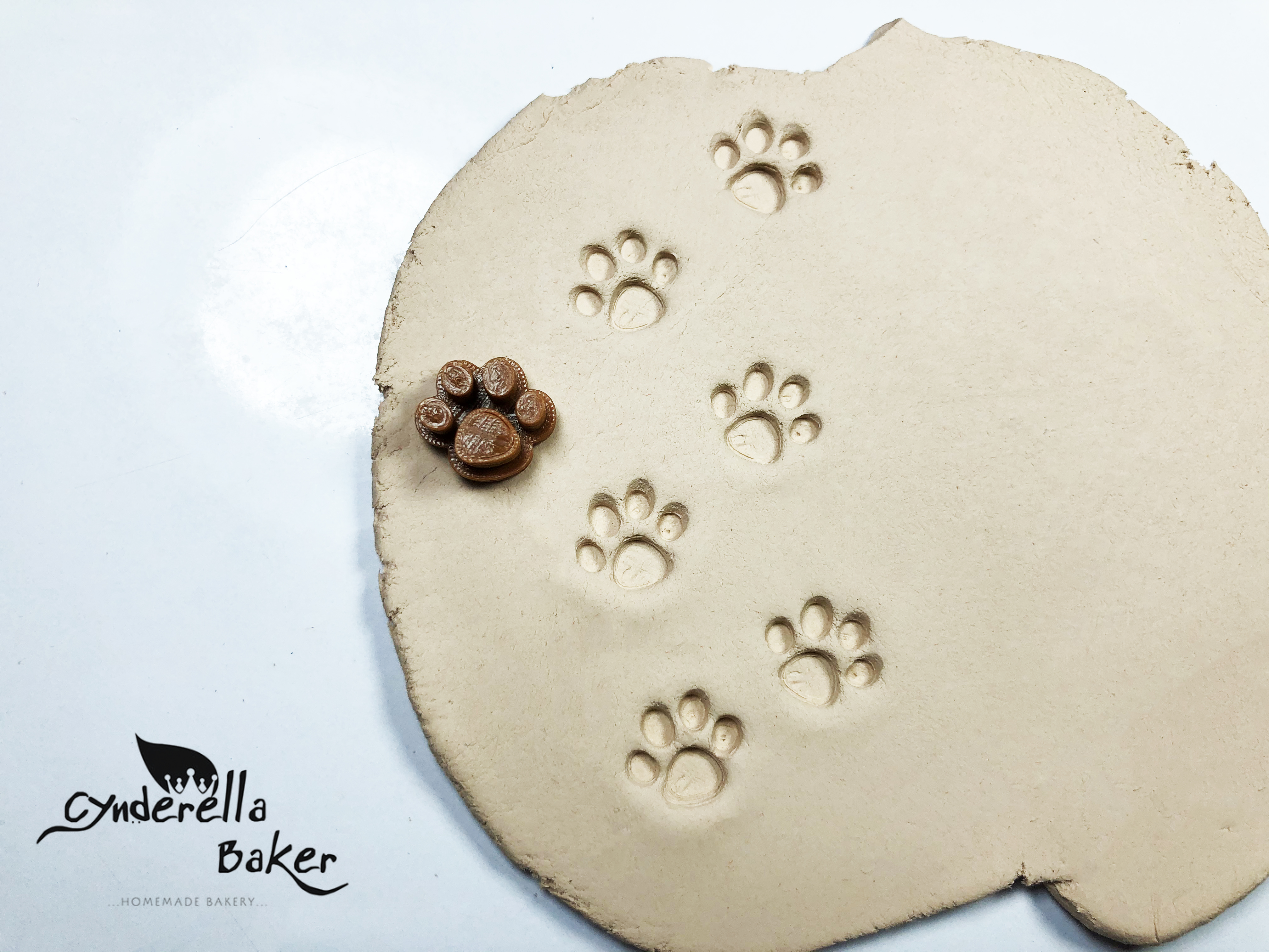 พิมพ์ Stamp ลาย Cat Paw / เท้าแมว