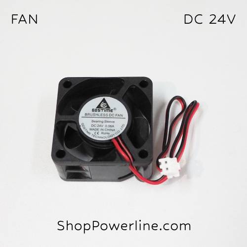 พัดลม Fan DC24V 40x40x20mm (2wire)