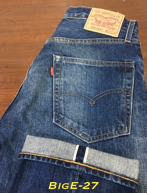 27. Levi’s LVC 1967 505-0217 ฟอก เอว 32 ยาว 32 Made in Turkey