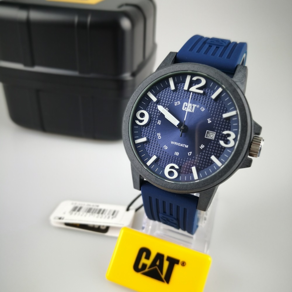 นาฬิกา CATERPILLAR รุ่น GROOVY 2 รหัส LF.111.26.630 (สีน้ำเงิน) มีพรายน้ำ และวันที่