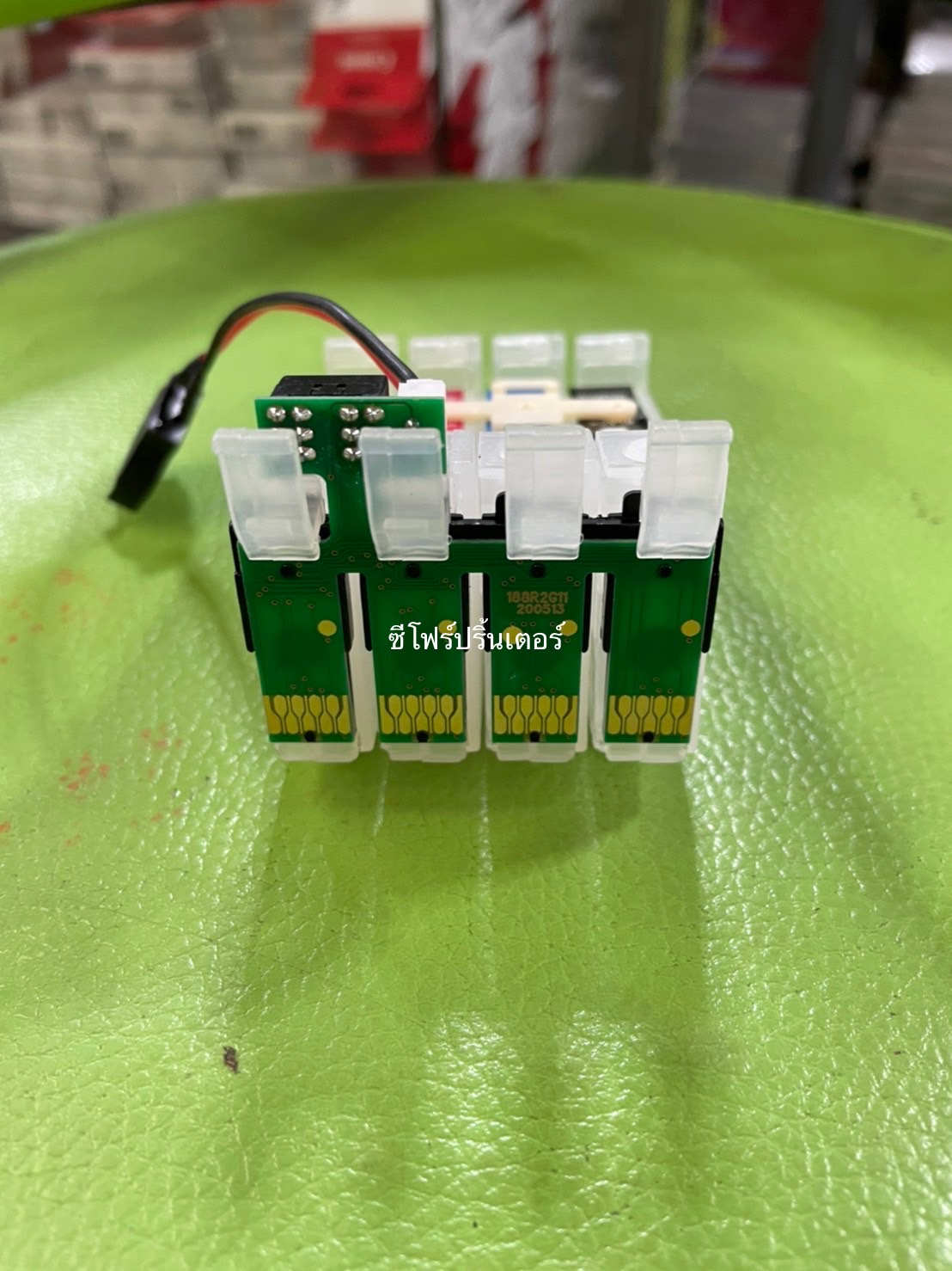 ชิพ+ตลับหมึก ของ EPSON WF-7611 ใช้สำหรับนำมาติดแท้งค์