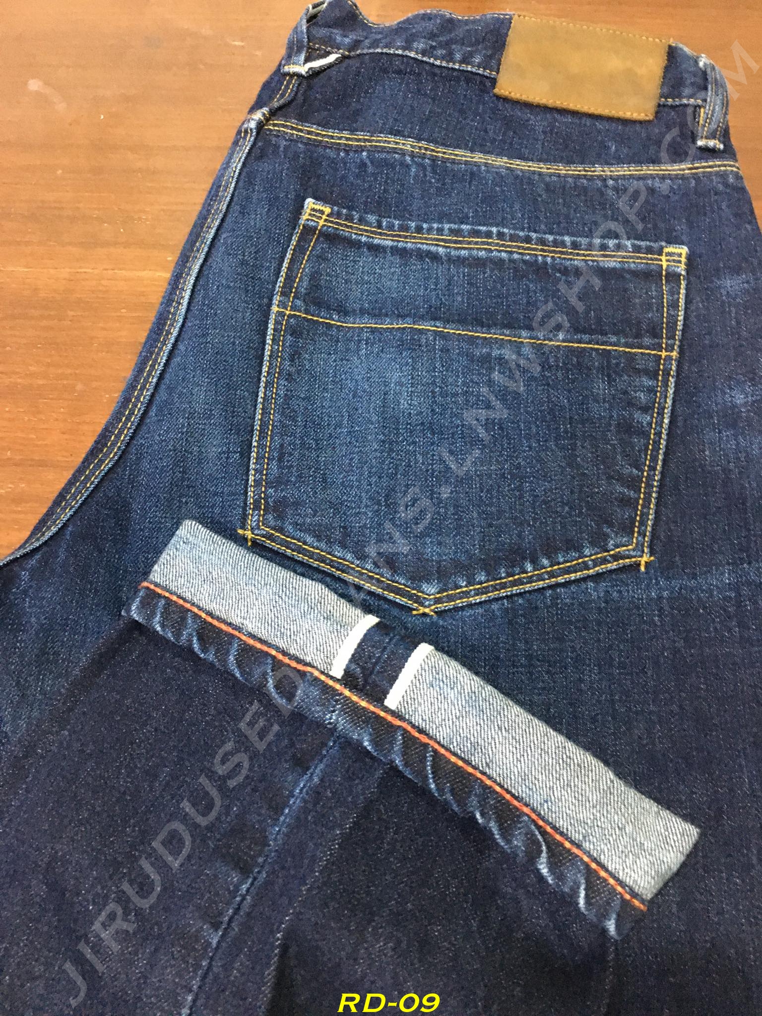 9. Raleigh Denim - ริมขาว ผ้าดิบ White Oak 13oz. เอว 34 ยาว 34 Made in USA