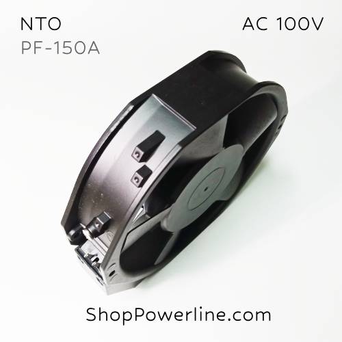 พัดลม Fan NTO (PF-150A) AC100V 172x150x38mm 30/32W (2pin)