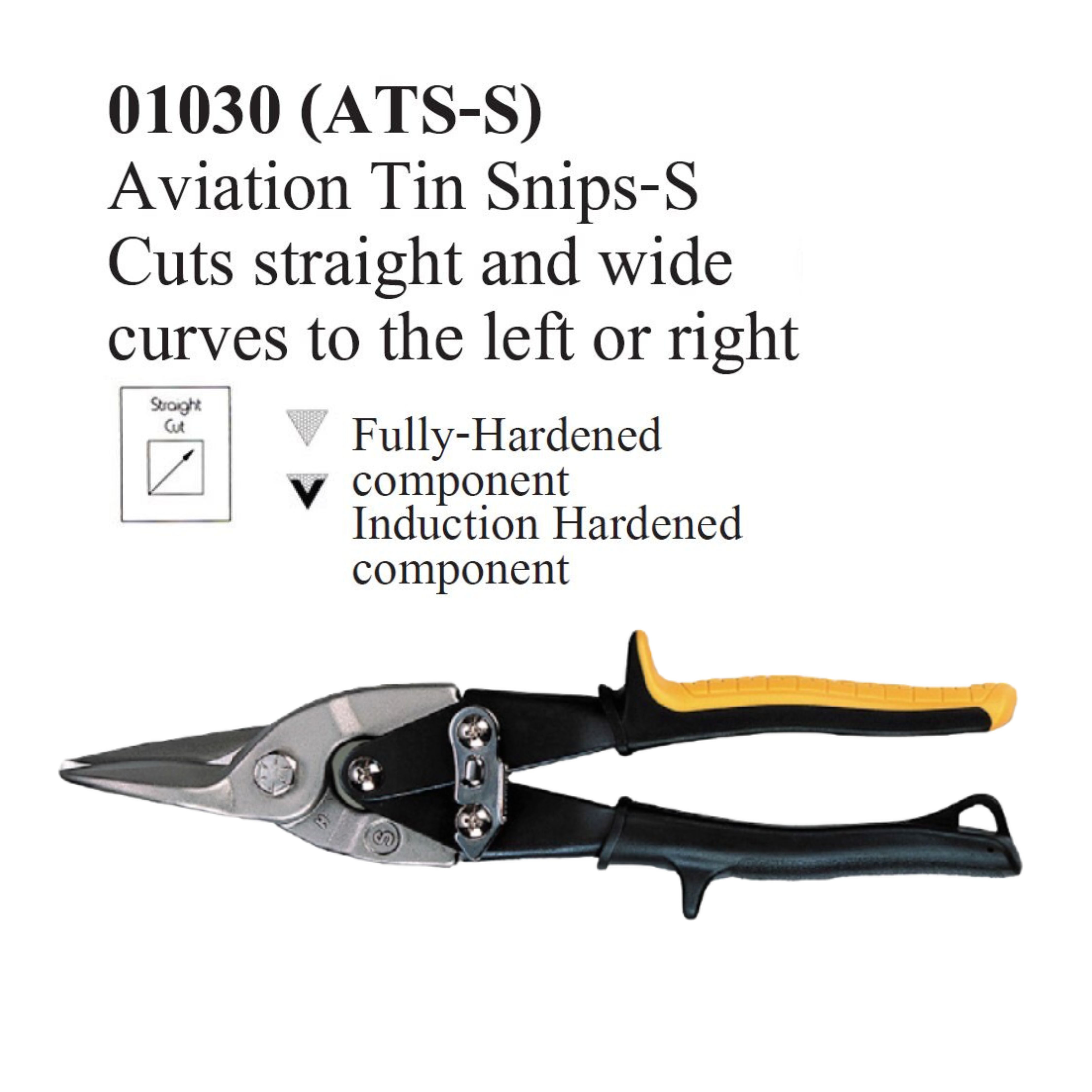 กรรไกรตัดสังกะสี กรรไกรตัดแผ่นเหล็ก ALLPRO Made in Taiwan