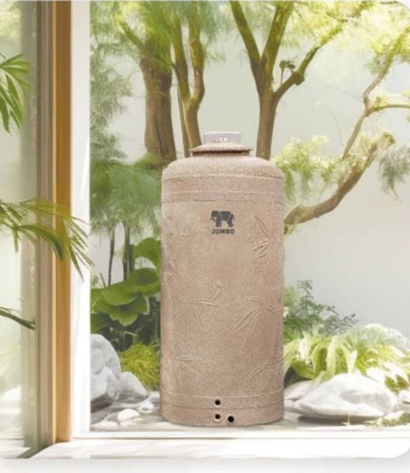 ถังเก็บน้ำบนดินคู่ปั๊มน้ำ JUMBO รุ่น BAMBU DUO PACK แบมบูดูโอแพค