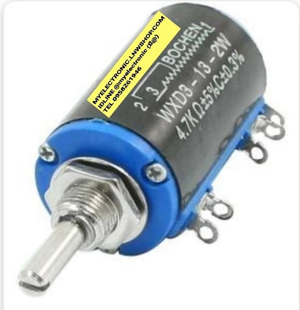 โวลุ่ม4.7Kรุ่นWXD3-13-2Wโวลุ่ม10รอบโวลุ่มปรับ10รอบโวลุ่มทดรอบ10รอบ