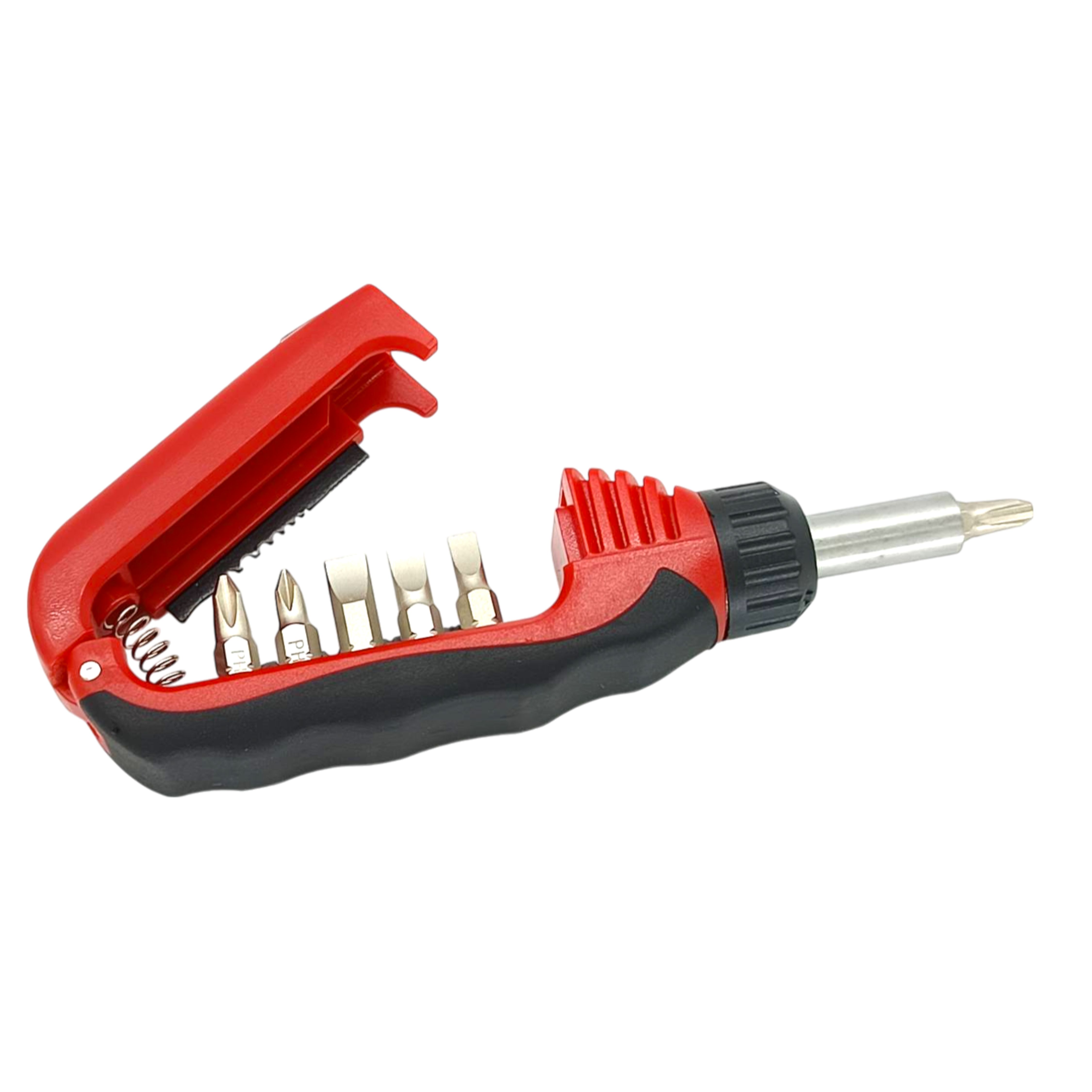 ไขควงด้ามฟรี ไขควงหัวฟรี ด้ามปอกสายไฟได้ พร้อมหัวไขควง 6 ชิ้น CONSO รุ่น CS-2052