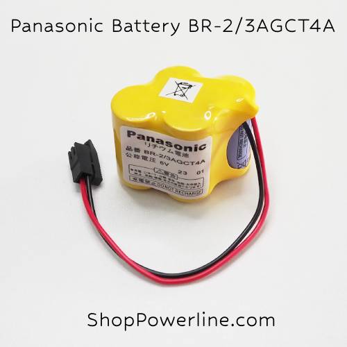 แบตเตอรี่ Battery Panasonic (BR-2/3AGCT4A, A98L-0031-0025) 6V (Black Plug)