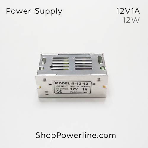 อุปกรณ์จ่ายไฟ Power Supply 12V 1A 12W