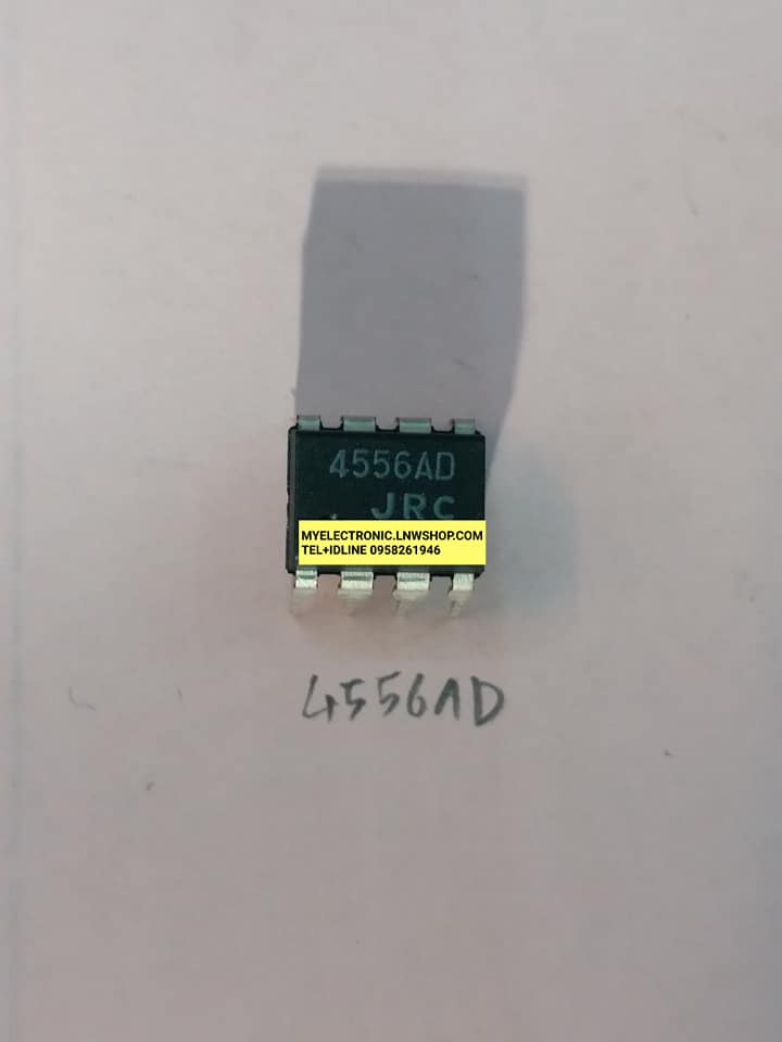 ขาย NJM4556AD IC ไอซี ยี่ห้อJRC ตัวถัง DIP8ขา NJM 4556AD ราคา ตัวละ . . . . . หน่วย บาท
