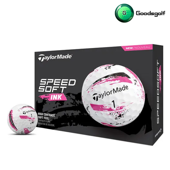 ลูกกอล์ฟ TaylorMade SpeedSoft Ink New 2024! (ซื้อ 2 แถม 1)