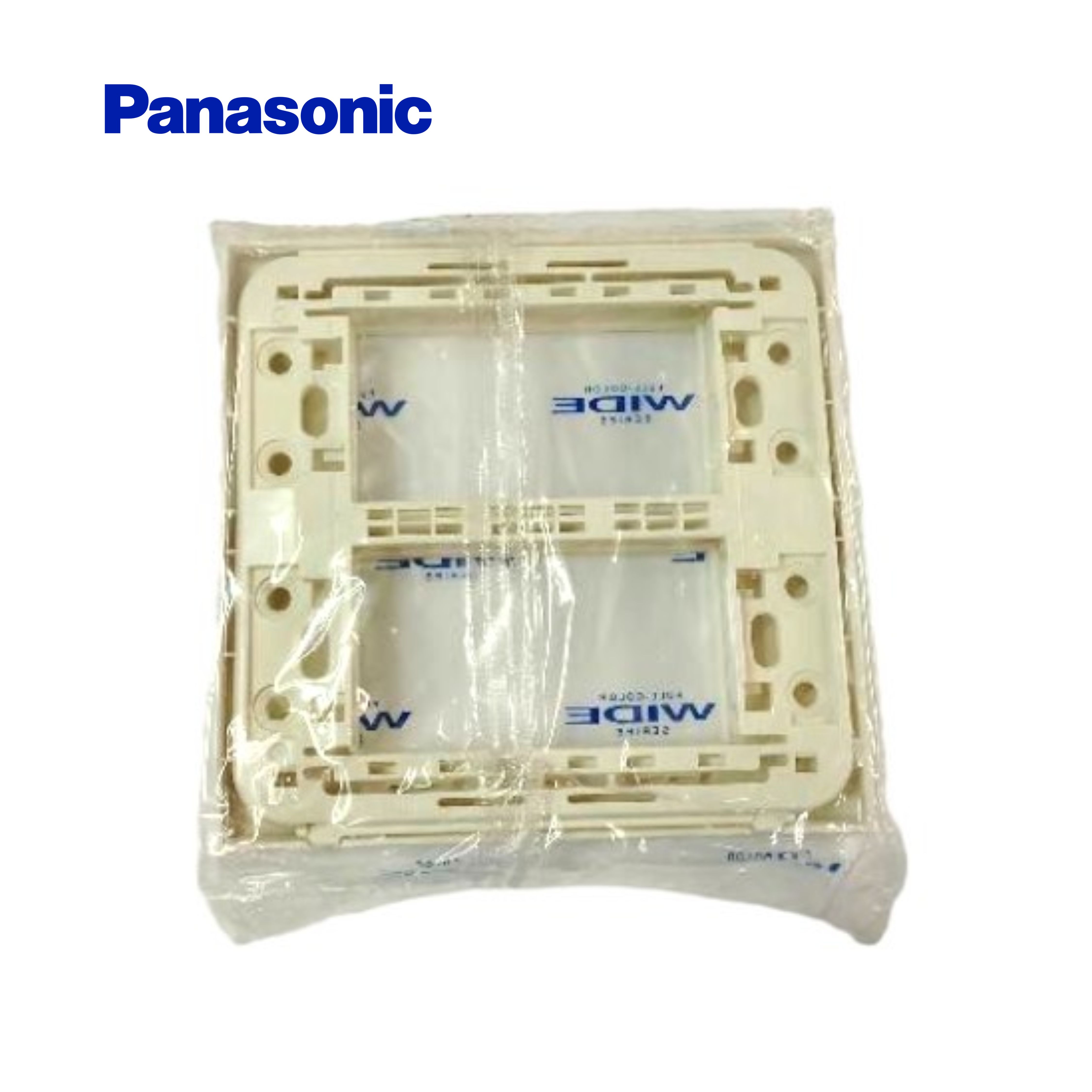 ฝาครอบพลาสติก 6ช่อง Panasonic WIDE SERIES WEG 6806WK [ราคา/1ชิ้น]