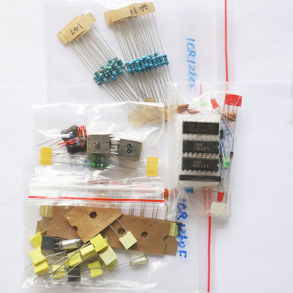 ชุดคิทเครื่องรับวิทยุ FM แบบใช้ไอซีรุ่น ICR1260F (ยังไม่ได้ประกอบ)