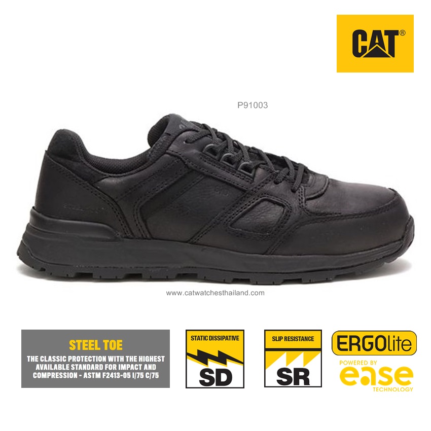 P91003 CAT Woodward Leather SD Steel Toe Work Shoe.
