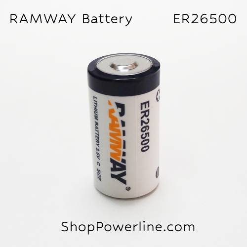แบตเตอรี่ Battery RAMWAY (ER26500) 3.6V C 9000mAh