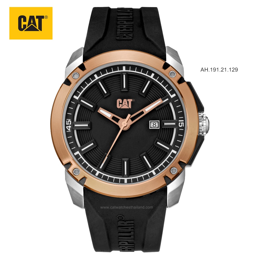 นาฬิกา CAT รุ่น ELITE รหัส AH.191.21.129 ELITE BLACK ROSE GOLD