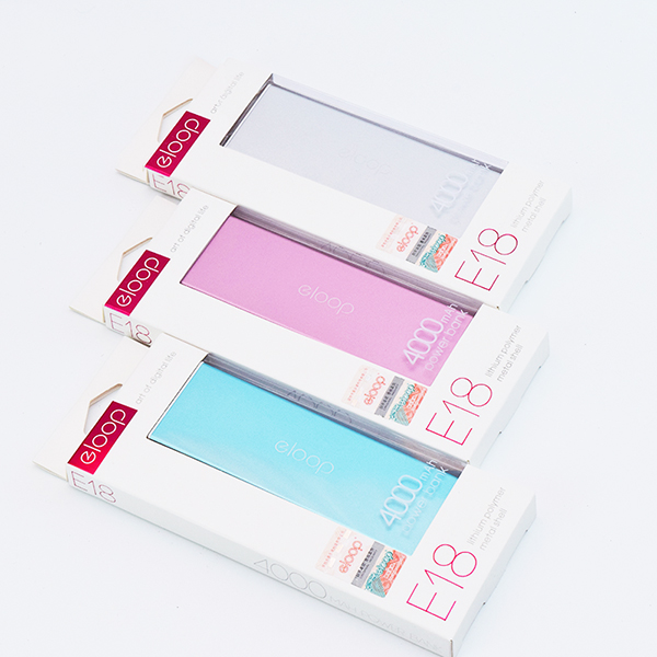พาวเวอร์แบงค์ eloop E18 4,000 mAh