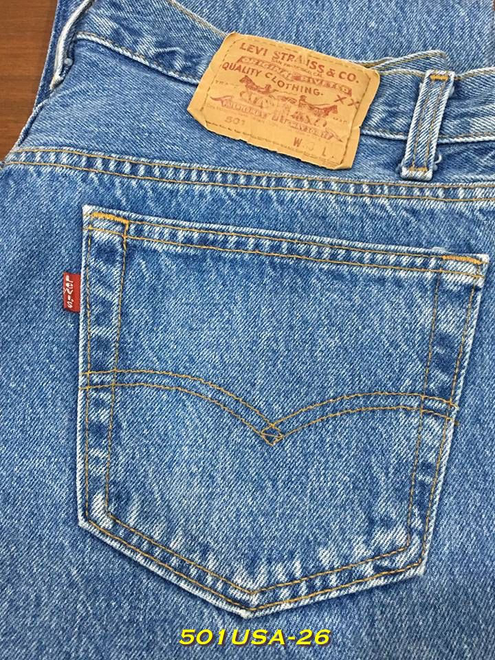 Levi's 501 ก้านดำ เอว 33 ยาว 32 Made in USA ปี 1999
