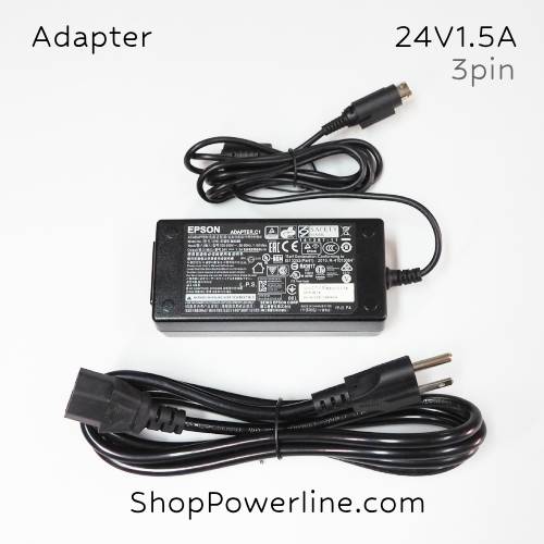 อะแดปเตอร์ Adapter Printer EPSON (M235B) 24V 1.5A (3Pin)