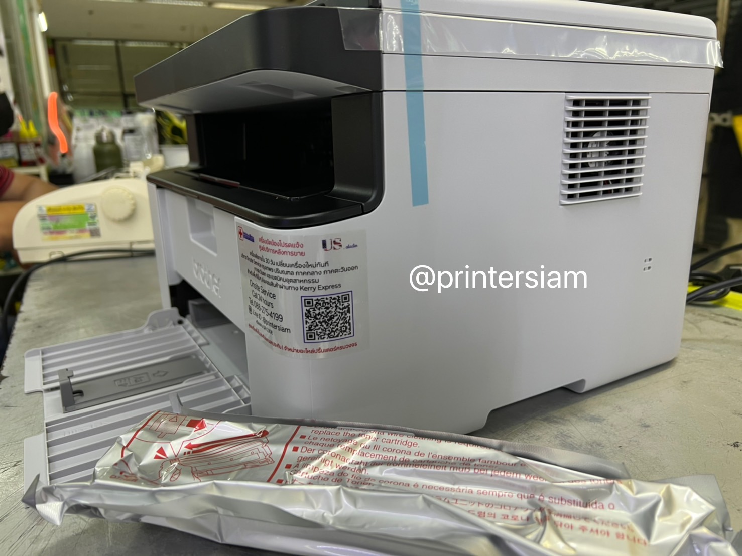 เครื่องปริ้นเตอร์มัลติฟังก์ชั่น เครื่องพิมพ์เลเซอร์ Brother DCP-1510