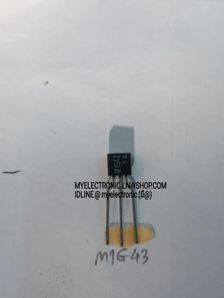 ขาย M1G43 ไตรแอคTRIACตัวถังTO-92ราคาตัวล่ะ บาท