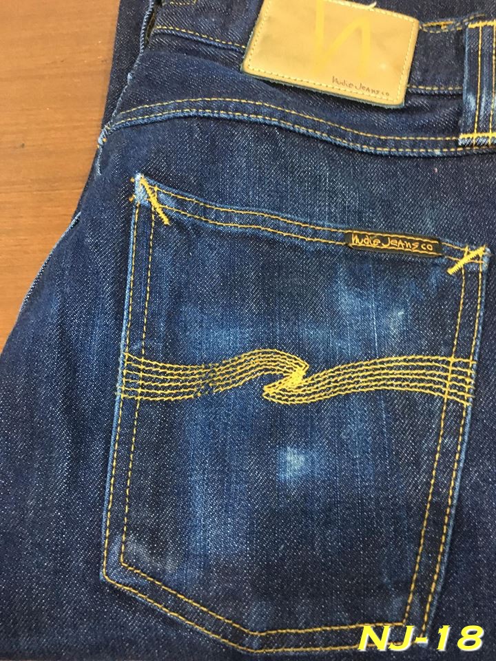 Nudie Jeans มือสอง Nudie Sharp Bengt Dry Dirt Organic เอว 32 ยาว 29(ตัดขา)