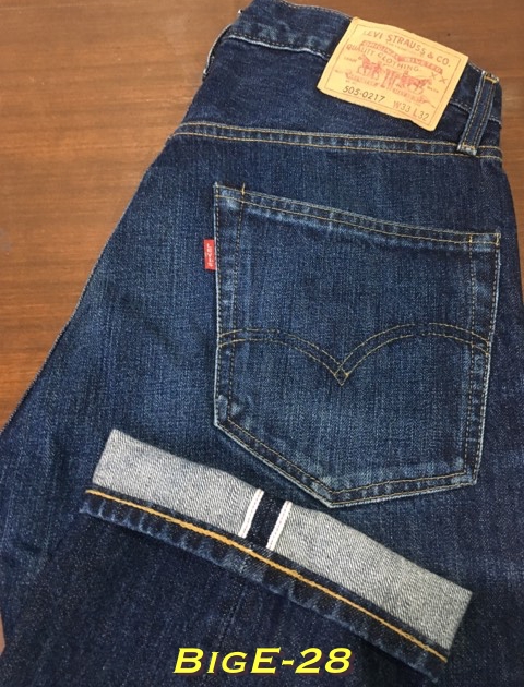 28. Levi’s LVC 1967 505-0217 ฟอกเข้ม เอว 32 ยาว 32 Made in Turkey