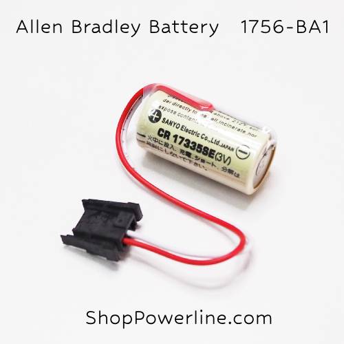 แบตเตอรี่ Battery Allen-Bradley (AB 1756-BA1, CR17335SE) 3V (Black Plug)