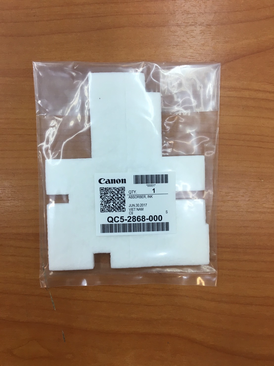 "ฟองน้ำซับหมึก" ABSORBER KIT CANON G1000/G2000/G3000