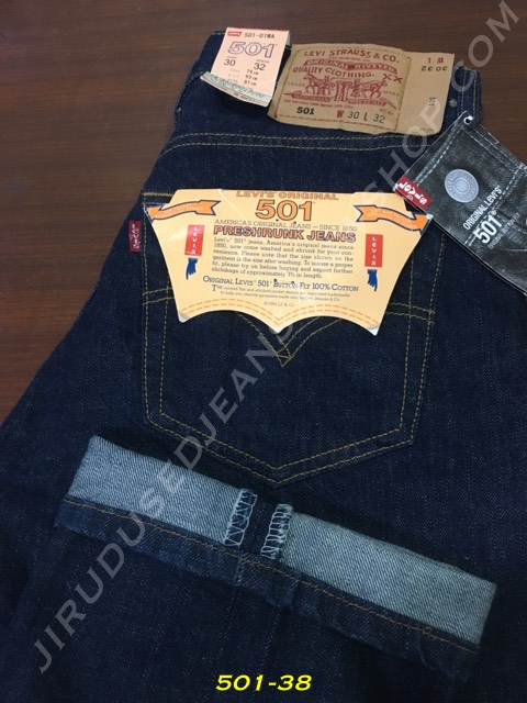 38. ใหม่ - Levi’s 501-01WA เอว 30 ยาว 32 กระดุม 359 Made in Philippine