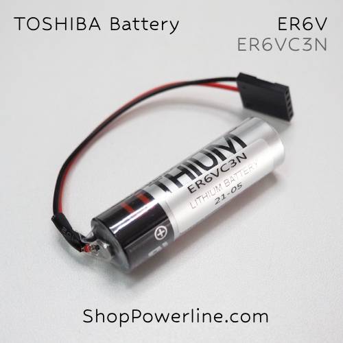 แบตเตอรี่ Battery TOSHIBA (ER6VC3N) 3.6V (Black Plug)