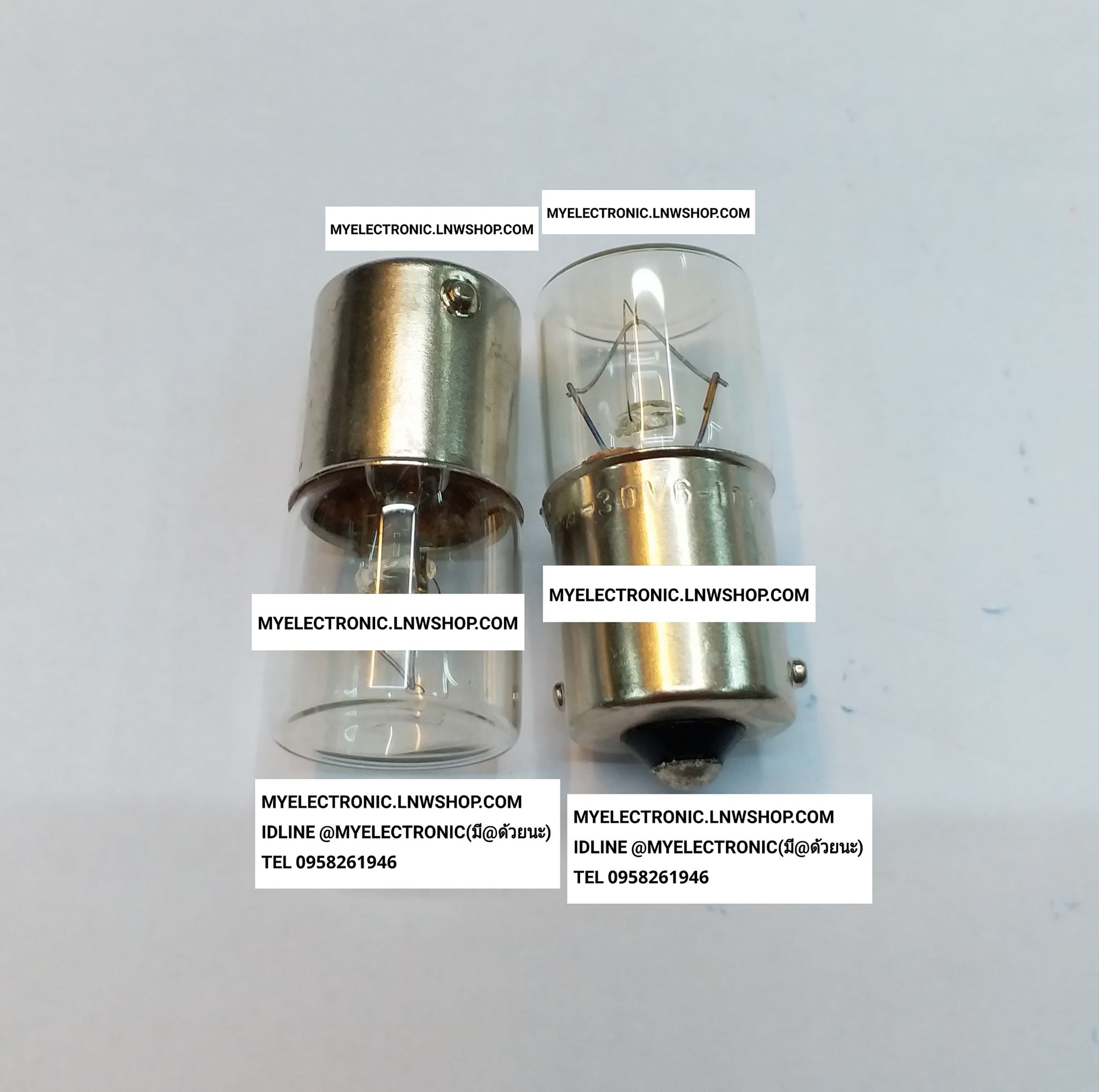 ขาย หลอดไฟ24/30V6/10W BA15S T16×35 MM.หลอดไฟก้น1จุด หลอดไฟ24V หลอดไฟ30V 6/10W หลอดไฟหัวตัด หลอดไฟหัวแบน หลอดหัวตัด หลอดหัวแบน ราคา ตัวละ ราคา หลอดละ . . . . .หน่วย บาท