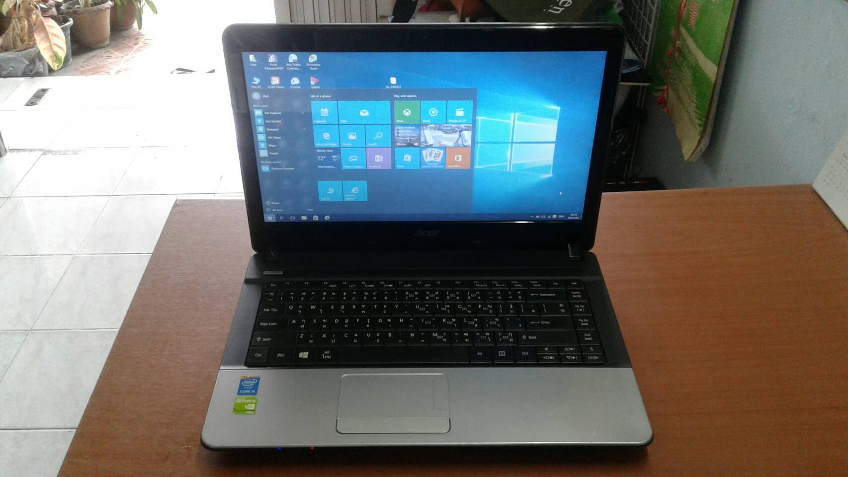 Acer Core i5 3210M Upto3.10GHz แรม8 SSD256 การ์ดจอ2ตัว เกมส์กราฟฟิกส์ยูทูปHDชิวๆงานออนไลน์สภาพสวย