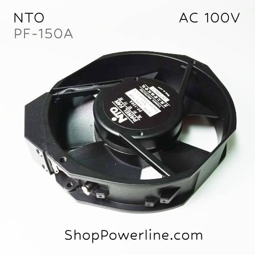 พัดลม Fan NTO (PF-150A) AC100V 172x150x38mm 30/32W (2pin)
