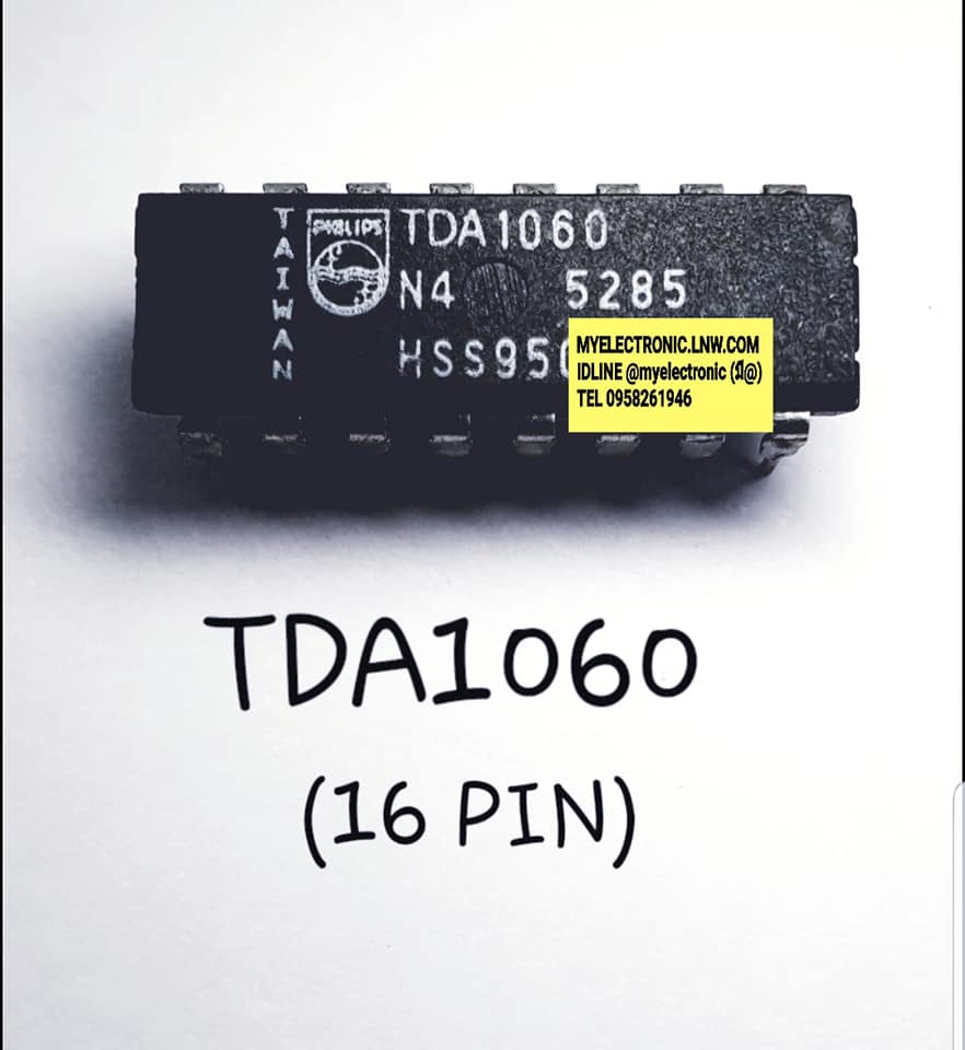 TDA1060ยี่ห้อPHILIPSตัวถังDIP16ขายาวราคาตัวละ