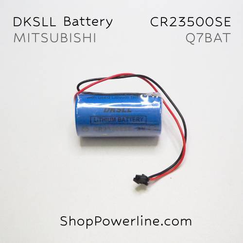 แบตเตอรี่ Battery DKSLL (CR23500SE, Q7BAT) 3V (Black Plug)
