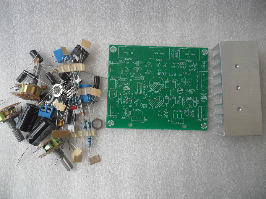 ชุดคิท วงจรขยายเสียง TDA2030 stereo
