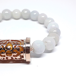 Braselets Jade สีขาว,เงิน 92.5% @ M 5.3 cm. White Color 1 SKU-BRA701