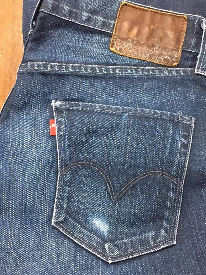 เหมือนใหม่ - Levi's Capital E Hesher Regular Straight Made in USA เอว 33 ยาว 34.5