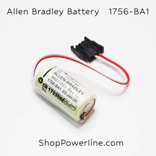 แบตเตอรี่ Battery Allen-Bradley (AB 1756-BA1, CR17335SE) 3V (Black Plug)